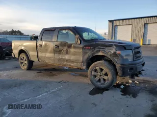 2013 Ford F-150 XL with VIN 1FTFW1EF1DFA62859, listed as a Copart auction lot 42224625 with 135,664 mi miles and Salvage Title. Bid and sale history available at carsss.com. Image 4.