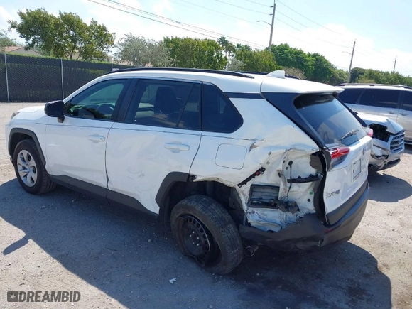 2020 Toyota RAV4 LE with VIN 2T3H1RFV4LC068116, listed as a IAAI auction lot 41808228 with 81,870 mi miles. Bid and sale history available at carsss.com. Image 3.