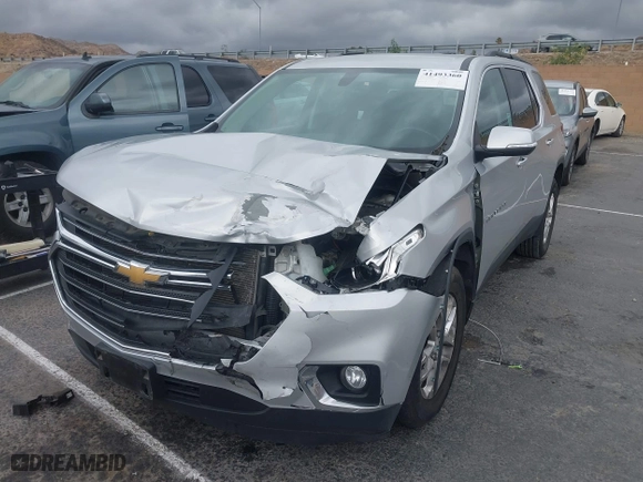 2021 Chevrolet Traverse LT Cloth with VIN 1GNERGKW7MJ257900, listed as a IAAI auction lot 41493360 with 47,412 mi miles. Bid and sale history available at carsss.com. Image 17.