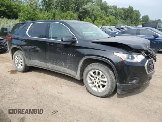 2019 Chevrolet Traverse LS with VIN 1GNERFKW7KJ315897, listed as a Copart auction lot 59715784 with 102,830 mi miles and Salvage Title. Bid and sale history available at carsss.com. Image 4.
