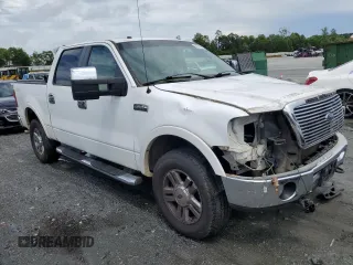 2008 Ford F-150 XLT with VIN 1FTPW14V08FA84175, listed as a Copart auction lot 58796915 with 218,516 mi miles and Salvage title. Bid and sale history available at DreamBid. Image 4.