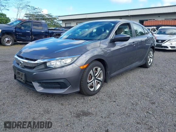 2018 Honda Civic Sedan LX with VIN 2HGFC2F53JH524340, listed as a IAAI auction lot 41778389 with 86,218 mi miles. Bid and sale history available at carsss.com. Image 19.
