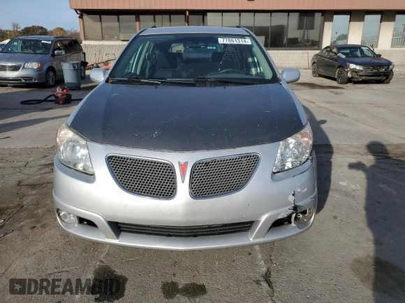 2005 Pontiac Vibe with VIN 5Y2SL63855Z407576, listed as a Copart auction lot 77861314 with 210,835 mi miles and Salvage Title. Bid and sale history available at carsss.com. Image 5.