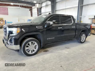 2019 GMC Sierra 1500 SLT z VIN 1GTU9DED9KZ138984, wystawiony jako Copart lot #56651005 z przebiegiem 86 815 mil mil oraz Szkoda całkowita • Salvage title. Historia ofert i sprzedaży dostępna na DreamBid. Obrazek 1.
