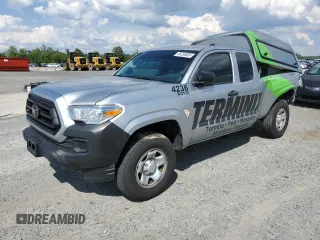 2023 Toyota Tacoma SR z VIN 3TYRX5GN6PT073869, wystawiony jako Copart lot #55235005 z przebiegiem 11 662 mil mil oraz Szkoda całkowita • Salvage title. Historia ofert i sprzedaży dostępna na DreamBid. Obrazek 1.