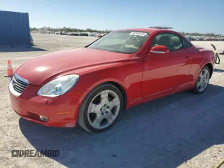 2004 Lexus SC with VIN JTHFN48Y040055520, listed as a Copart auction lot 80763874 with 26,503 mi miles and Salvage Title. Bid and sale history available at carsss.com. Image 1.