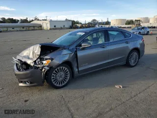 2014 Ford Fusion Titanium Hybrid with VIN 3FA6P0RU6ER292309, listed as a Copart auction lot 46374205 with 133,251 mi miles and Salvage Title. Bid and sale history available at carsss.com. Image 1.