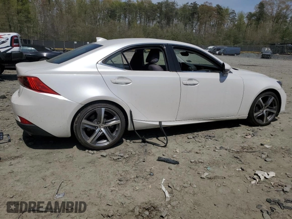 2017 Lexus IS 300 with VIN JTHCM1D26H5025209, listed as a Copart auction lot 53488055 with 12,740 mi miles and Salvage Title. Bid and sale history available at DreamBid. Image 3.