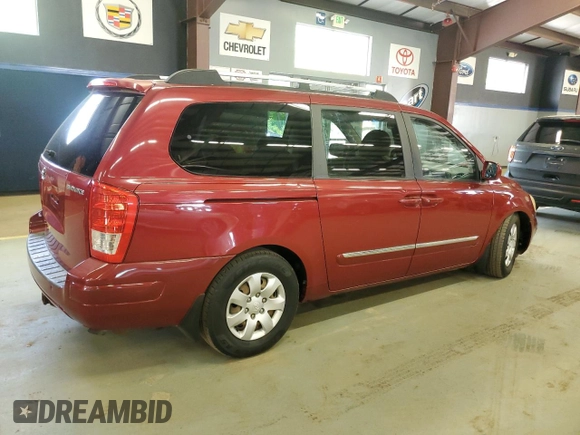 2008 Hyundai Entourage GLS z VIN KNDMC233386055139, wystawiony jako Copart lot #58584185 z przebiegiem 186 303 mil mil oraz Czysty tytuł • Clean title. Historia ofert i sprzedaży dostępna na DreamBid. Obrazek 3.
