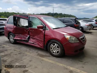 2006 Honda Odyssey EX z VIN 5FNRL38436B058444, wystawiony jako Copart lot #70381084 z przebiegiem 181 928 mil mil oraz Szkoda całkowita • Salvage title. Historia ofert i sprzedaży dostępna na DreamBid. Obrazek 4.