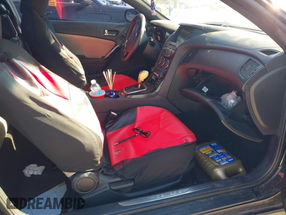 2013 Hyundai Genesis Coupe R-Spec with VIN KMHHT6KD2DU094891, listed as a IAAI auction lot 41273888 with 185,197 mi miles and . Bid and sale history available at DreamBid. Image 5.
