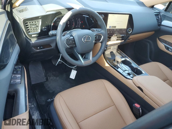 2025 Lexus NX with VIN 2T2GDCAZ6SC021716, listed as a Copart auction lot 83464914 with 29 mi miles and Salvage Title. Bid and sale history available at carsss.com. Image 8.