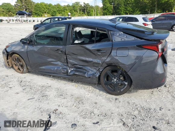 2022 Toyota Prius L Eco z VIN JTDKAMFU8N3173133, wystawiony jako Copart lot #54865615 z przebiegiem 100 876 mil mil oraz Szkoda całkowita • Salvage title. Historia ofert i sprzedaży dostępna na DreamBid. Obrazek 2.