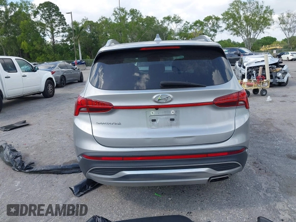 2022 Hyundai Santa Fe SEL with VIN 5NMS34AJXNH393589, listed as a IAAI auction lot 41908857 with 22,661 mi miles and . Bid and sale history available at DreamBid. Image 15.