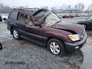 2003 Toyota Land Cruiser with VIN JTEHT05J032046654, listed as a Copart auction lot 84271214 with 0 mi miles and Salvage Title. Bid and sale history available at carsss.com. Image 4.
