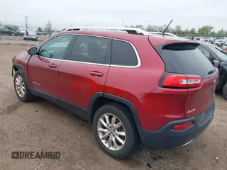 2014 Jeep Cherokee Limited z VIN 1C4PJMDB9EW281248, wystawiony jako IAAI lot #42180172 z przebiegiem 153 777 mil mil oraz . Historia ofert i sprzedaży dostępna na DreamBid. Obrazek 3.
