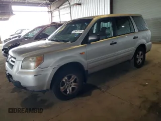 2007 Honda Pilot LX z VIN 5FNYF28117B032672, wystawiony jako Copart lot #43461135 z przebiegiem Nie podano mil oraz Czysty tytuł • Clean title. Historia ofert i sprzedaży dostępna na DreamBid. Obrazek 1.