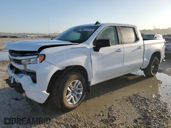 2024 Chevrolet Silverado 1500 RST with VIN 1GCUDEED5RZ182527, listed as a Copart auction lot 52426135 with 5,169 mi miles and Salvage Title. Bid and sale history available at carsss.com. Image 1.