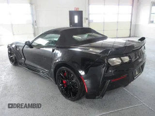 2017 Chevrolet Corvette Z06 3LZ with VIN 1G1YU3D60H5603836, listed as a Copart auction lot 78516134 with 4,594 mi miles and Salvage Title. Bid and sale history available at carsss.com. Image 4.