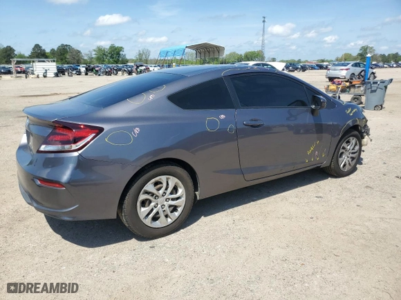 2015 Honda Civic Coupe LX with VIN 2HGFG3B54FH518439, listed as a Copart auction lot 51330275 with 122,703 mi miles and Salvage Title. Bid and sale history available at carsss.com. Image 3.