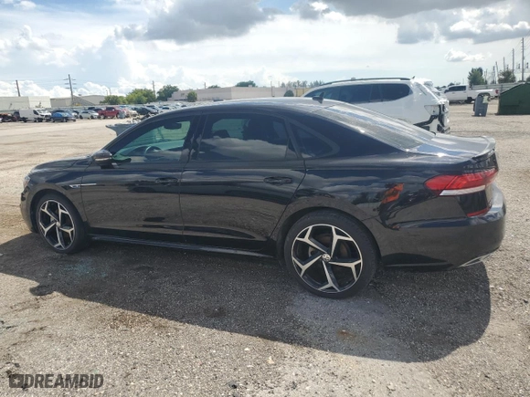 2021 Volkswagen Passat 2.0T R-Line with VIN 1VWMA7A31MC014703, listed as a Copart auction lot 75959334 with 35,201 mi miles and Salvage Title. Bid and sale history available at carsss.com. Image 2.