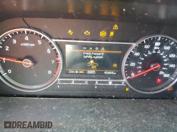 2021 Kia Sorento LX z VIN 5XYRGDLC4MG018310, wystawiony jako Copart lot #56917725 z przebiegiem 42 665 mil mil oraz Szkoda całkowita • Salvage title. Historia ofert i sprzedaży dostępna na DreamBid. Obrazek 9.