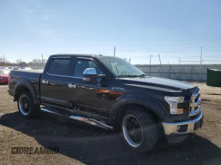 2015 Ford F-150 XLT with VIN 1FTEW1EF4FKD57184, listed as a Copart auction lot 49536075 with 75,767 mi miles and Salvage Title. Bid and sale history available at DreamBid. Image 4.