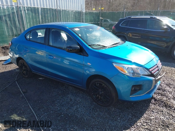 2022 Mitsubishi Mirage ES z VIN ML32FUFJ7NHF08253, wystawiony jako IAAI lot #41639044 z przebiegiem 35 870 mil mil oraz . Historia ofert i sprzedaży dostępna na DreamBid. Obrazek 1.