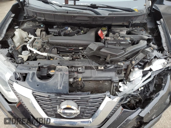 2017 Nissan Rogue S with VIN KNMAT2MT9HP566933, listed as a Copart auction lot 81948404 with 184,608 mi miles and Salvage Title. Bid and sale history available at DreamBid. Image 13.