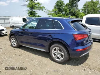 2018 Audi Q5 Premium Plus with VIN WA1BNBFY3J2043153, listed as a Copart auction lot 61802755 with 34,583 mi miles and Salvage title. Bid and sale history available at DreamBid. Image 2.