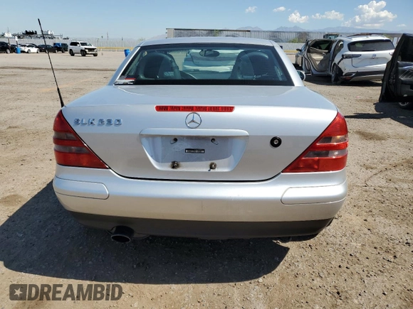 1998 Mercedes-Benz SLK 230/320 with VIN WDBKK47F9WF057337, listed as a Copart auction lot 65023905 with 243,917 mi miles and Salvage title. Bid and sale history available at DreamBid. Image 6.