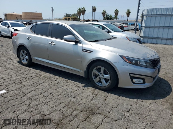 2014 Kia Optima LX with VIN KNAGM4A70E5470266, listed as a Copart auction lot 65084275 with 144,497 mi miles and Clean title. Bid and sale history available at DreamBid. Image 4.