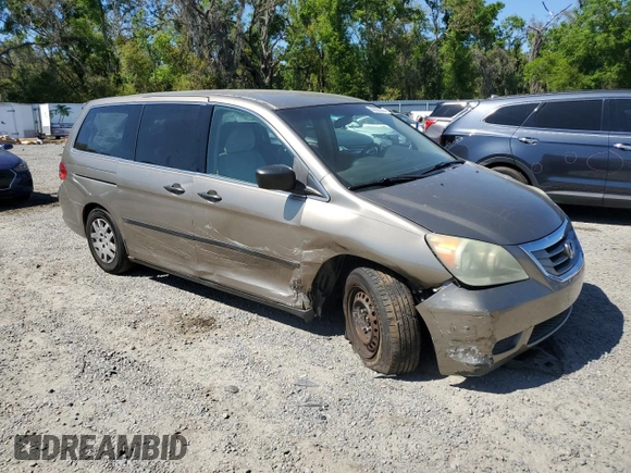 2010 Honda Odyssey LX with VIN 5FNRL3H21AB018077, listed as a Copart auction lot 50621515 with 0 mi miles and Salvage Title. Bid and sale history available at carsss.com. Image 4.