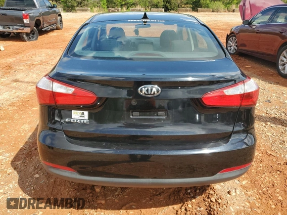 2016 Kia Forte LX with VIN KNAFK4A66G5585093, listed as a Copart auction lot 52929135 with 194,227 mi miles and Salvage Title. Bid and sale history available at carsss.com. Image 6.
