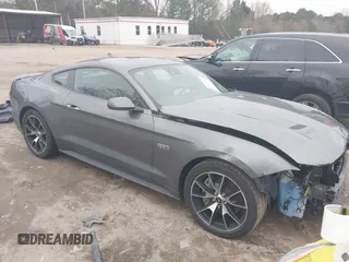 2021 Ford Mustang EcoBoost with VIN 1FA6P8TD8M5101305, listed as a IAAI auction lot 41475581 with 32,762 mi miles. Bid and sale history available at carsss.com. Image 1.