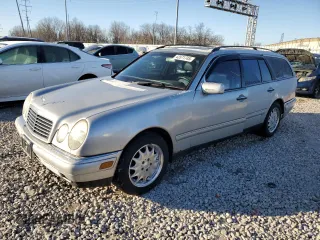 1999 Mercedes-Benz E-Class with VIN WDBJH65F1XA892419, listed as a Copart auction lot 42571745 with 0 mi miles and Salvage Title. Bid and sale history available at carsss.com. Image 1.