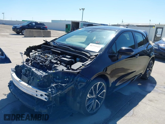 2022 Toyota Corolla Hatchback XSE with VIN JTNC4MBE4N3148686, listed as a IAAI auction lot 41773525 with 20,622 mi miles. Bid and sale history available at carsss.com. Image 2.