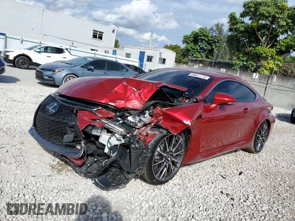 2017 Lexus RC F F z VIN JTHHP5BC8H5006161, wystawiony jako Copart lot #88627715 z przebiegiem 45 235 mil mil oraz Szkoda całkowita • Salvage title. Historia ofert i sprzedaży dostępna na DreamBid. Obrazek 1.