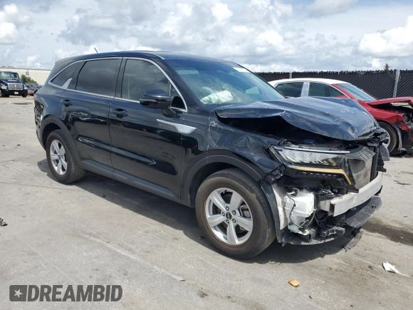 2023 Kia Sorento LX with VIN 5XYRG4LC5PG244912, listed as a Copart auction lot 56687755 with 92,777 mi miles and Clean title. Bid and sale history available at DreamBid. Image 4.