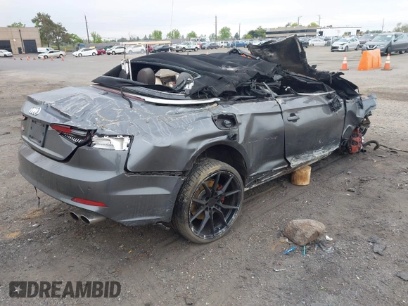 2018 Audi S5 Prestige z VIN WAU24GF50JN020503, wystawiony jako IAAI lot #42064380 z przebiegiem Nie podano mil oraz . Historia ofert i sprzedaży dostępna na DreamBid. Obrazek 4.