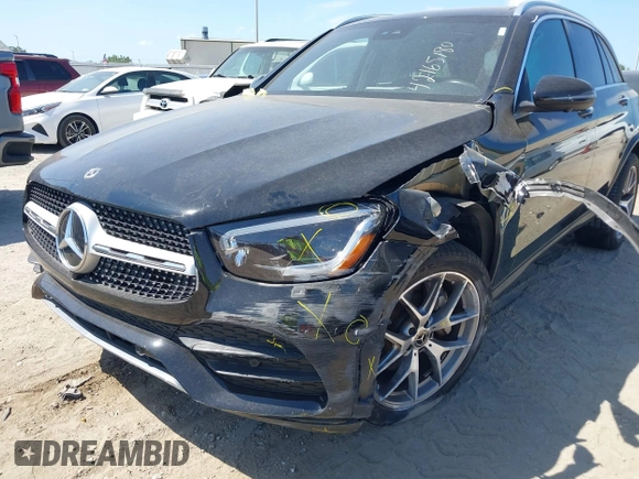 2022 Mercedes-Benz GLC 300 с VIN W1N0G8DB0NV346185, выставлен на аукционе IAAI как лот 42165180 с пробегом 21 782 миль миль и . История ставок и продаж доступна на DreamBid. Изображение 6.