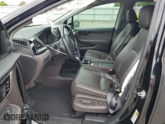 2018 Honda Odyssey Elite с VIN 5FNRL6H94JB007489, выставлен на аукционе Copart как лот 57077855 с пробегом 106 402 миль миль и Списание • Salvage title. История ставок и продаж доступна на DreamBid. Изображение 7.