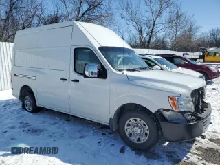 2019 Nissan NV Cargo SV z VIN 1N6AF0LY5KN804818, wystawiony jako Copart lot #46270265 z przebiegiem Nie podano mil oraz Szkody całkowita. Historia ofert i sprzedaży dostępna na DreamBid. Obrazek 4.