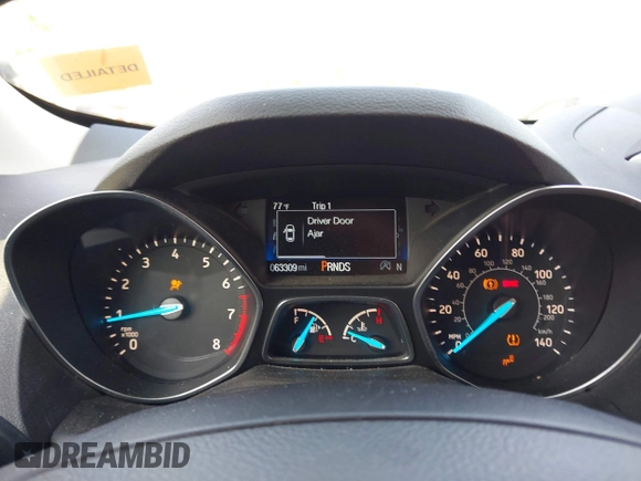 2018 Ford Escape Titanium with VIN 1FMCU9J95JUB30803, listed as a IAAI auction lot 42286536 with 63,309 mi miles and . Bid and sale history available at DreamBid. Image 7.