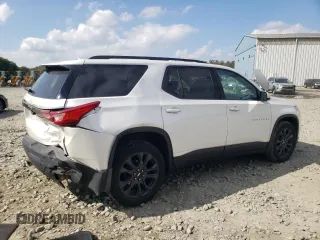 2019 Chevrolet Traverse RS with VIN 1GNERJKX3KJ101453, listed as a Copart auction lot 74306184 with 141,951 mi miles and Salvage Title. Bid and sale history available at carsss.com. Image 3.