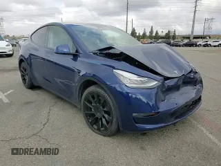 2021 Tesla Model Y Long Range with VIN 5YJYGDEE2MF207913, listed as a Copart auction lot 54385605 with 46,056 mi miles and Salvage Title. Bid and sale history available at DreamBid. Image 15.
