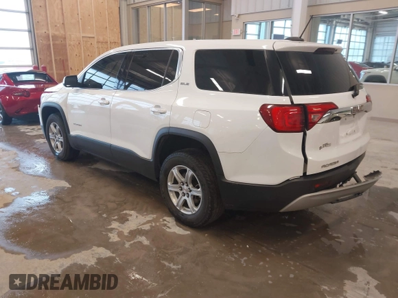 2017 GMC Acadia SLE with VIN 1GKKNKLAXHZ184594, listed as a IAAI auction lot 41501651 with 109,951 mi miles and . Bid and sale history available at DreamBid. Image 3.