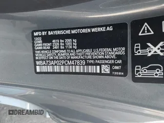 2023 BMW 4 Series 430i xDrive с VIN WBA73AP02PCM47839, выставлен на аукционе IAAI как лот 41450323 с пробегом 8 545 миль миль и . История ставок и продаж доступна на DreamBid. Изображение 9.