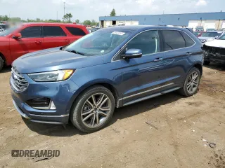2019 Ford Edge Titanium с VIN 2FMPK4K98KBB87187, выставлен на аукционе Copart как лот 61423535 с пробегом 25 212 миль миль и Списание • Salvage title. История ставок и продаж доступна на DreamBid. Изображение 1.