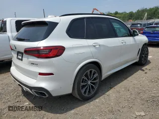 2019 BMW X5 xDrive40i with VIN 5UXCR6C51KLL23163, listed as a Copart auction lot 58598455 with 151,698 mi miles and Salvage title. Bid and sale history available at DreamBid. Image 3.